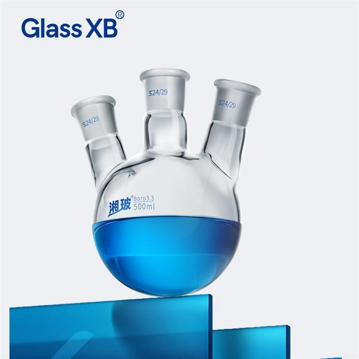 Glassware Supplier Obliquethree-Neckes Flask factory