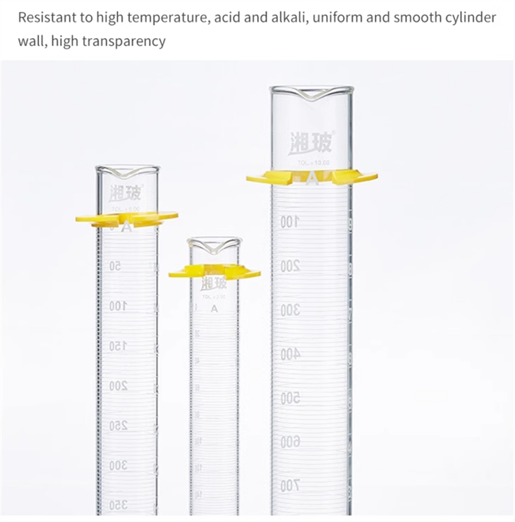 Lab Glassware 250ml 500ml 1000ml Graduated Borosilicate Glass Measuring Cylinder