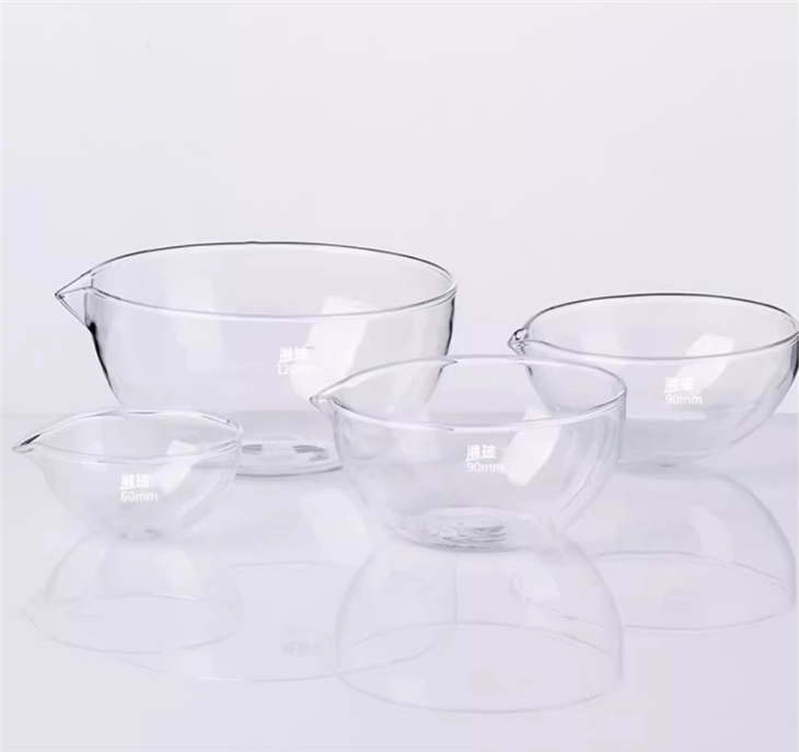 Lab Use Chemistry Factory Direct Lab Glassware 60mm Quartz Evaporating Dish Chemistry